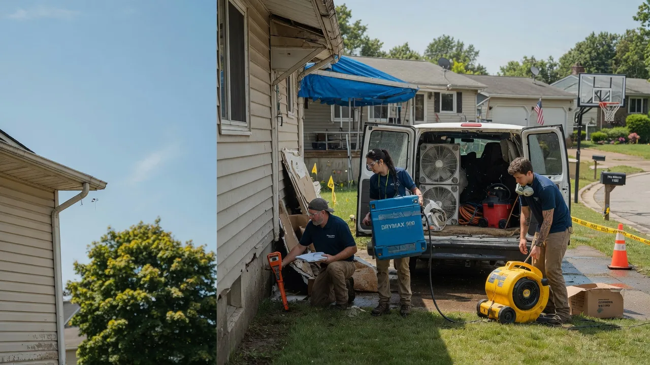 Ceiling Leak Cleanup in Howard, PA near me